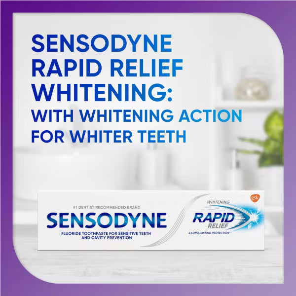 Sensodyne Rapid Relief Toothpaste - Fast Relief from Tooth Sensitivity-5