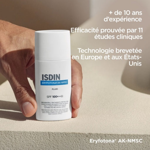 ISDIN Eryfotona AK-NMSC Fluid SPF 100+ 50ml | High Protection Sunscreen for Actinic Keratosis and Non-Melanoma Skin Cancer-4