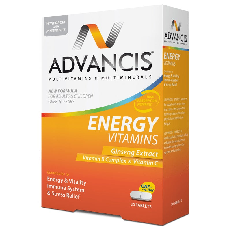 Advancis Energy Vitamins with Ginseng Extract and B Complex-1