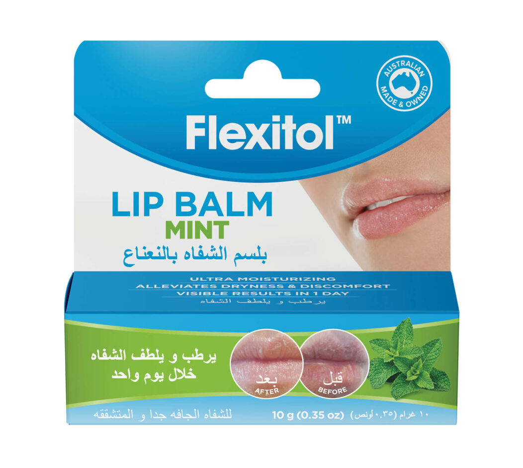 Flexitol Lip Balm Mint 10g – Ultra Moisturizing Relief for Severely Dry Lips-2