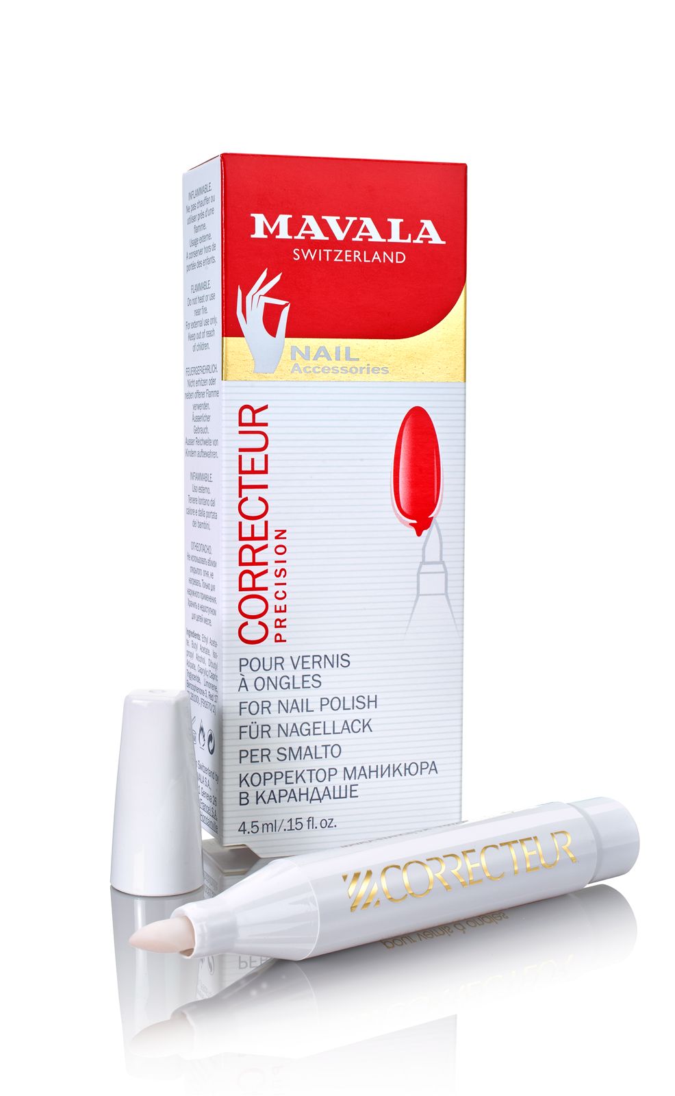 Mavala Correcteur Precision 4.5ml – Nail Polish Corrector Pen for Perfect Manicure-1