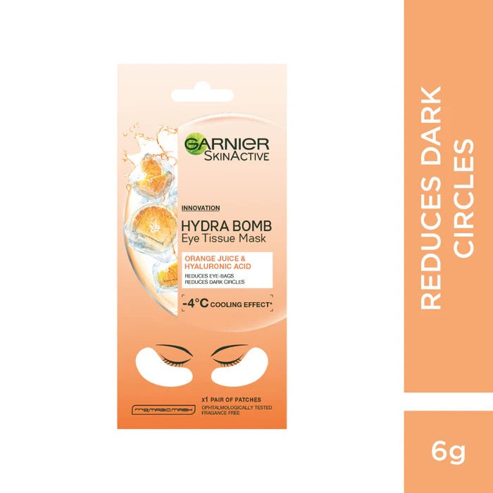 Garnier SkinActive Hydra Bomb Eye Tissue Mask with Orange Juice & Hyaluronic Acid-3