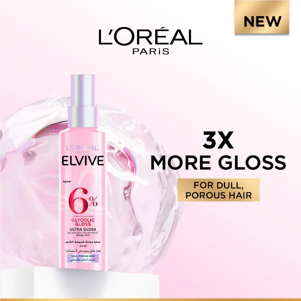 L’Oreal Paris Elvive Glycolic Gloss Ultra Gloss Acidifier Spray 150 ml-2
