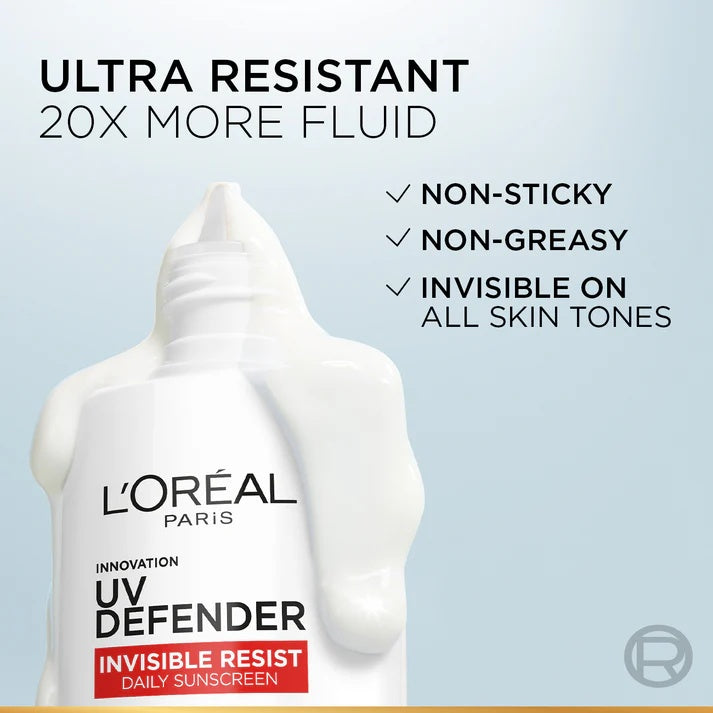 L’Oreal Paris UV Defender Invisible Resist SPF50+ 50ML – Daily UV Protection-3