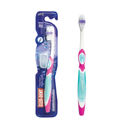 Cleo-Dent Medium Maxi Clean Tooth Brush – Deep Cleaning Manual Toothbrush for Daily Oral Care-2