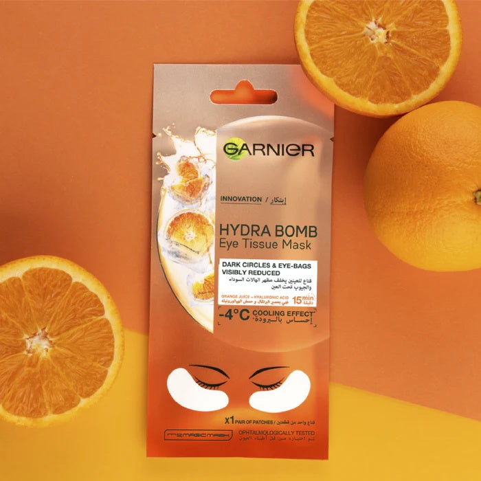 Garnier SkinActive Hydra Bomb Eye Tissue Mask with Orange Juice & Hyaluronic Acid-4