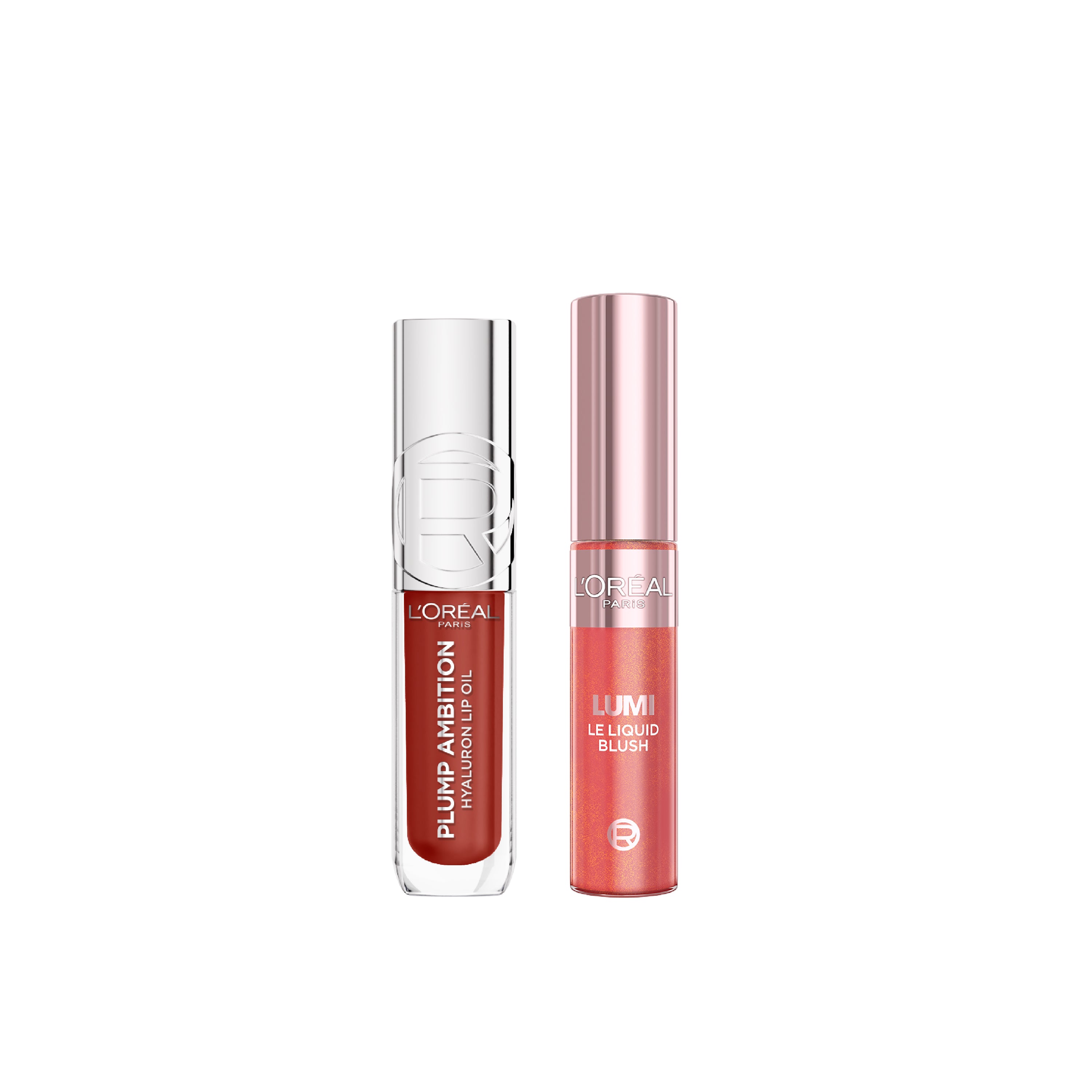 L'Oreal Paris Plump Ambition Hyaluron Lip + Lumi Liquid Blush Get 30% off