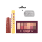 Glam or Trick Makeup Bundle – Maybelline Vinyl Ink Lip Color + Colossal Mascara + The Burgundy Bar Eyeshadow Palette + Free Surprise Treat Get 20% Off
