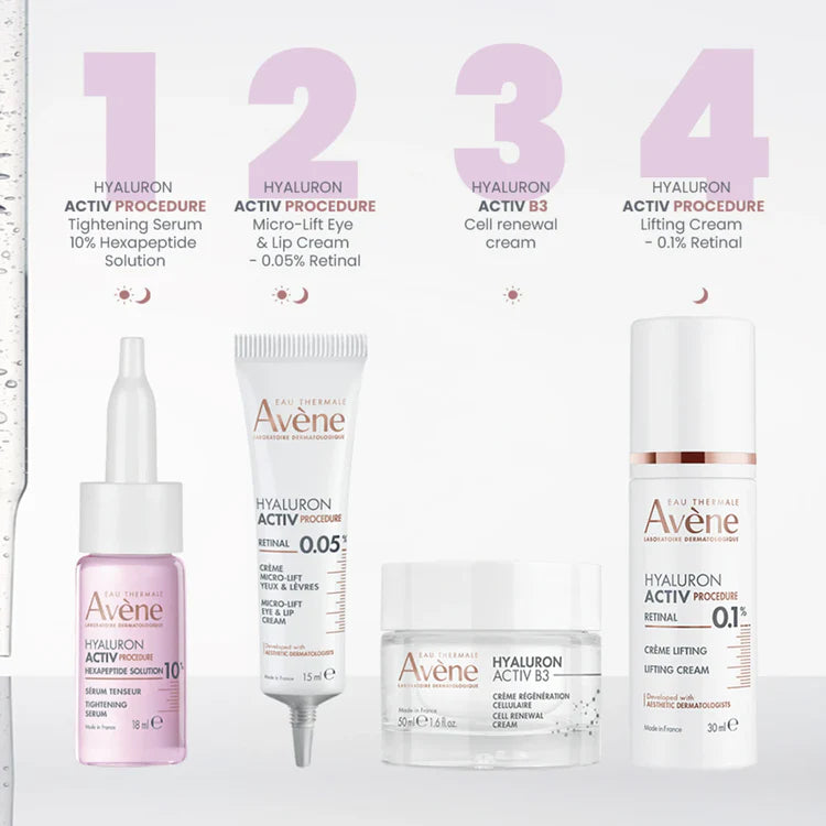 Avene Hyaluron Activ Procedure Hexapeptide Solution 10% Tightening Serum 18ml