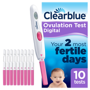 Clearblue Advanced Digital Ovulation Test for Accurate Fertility Tracking – 10 Tests