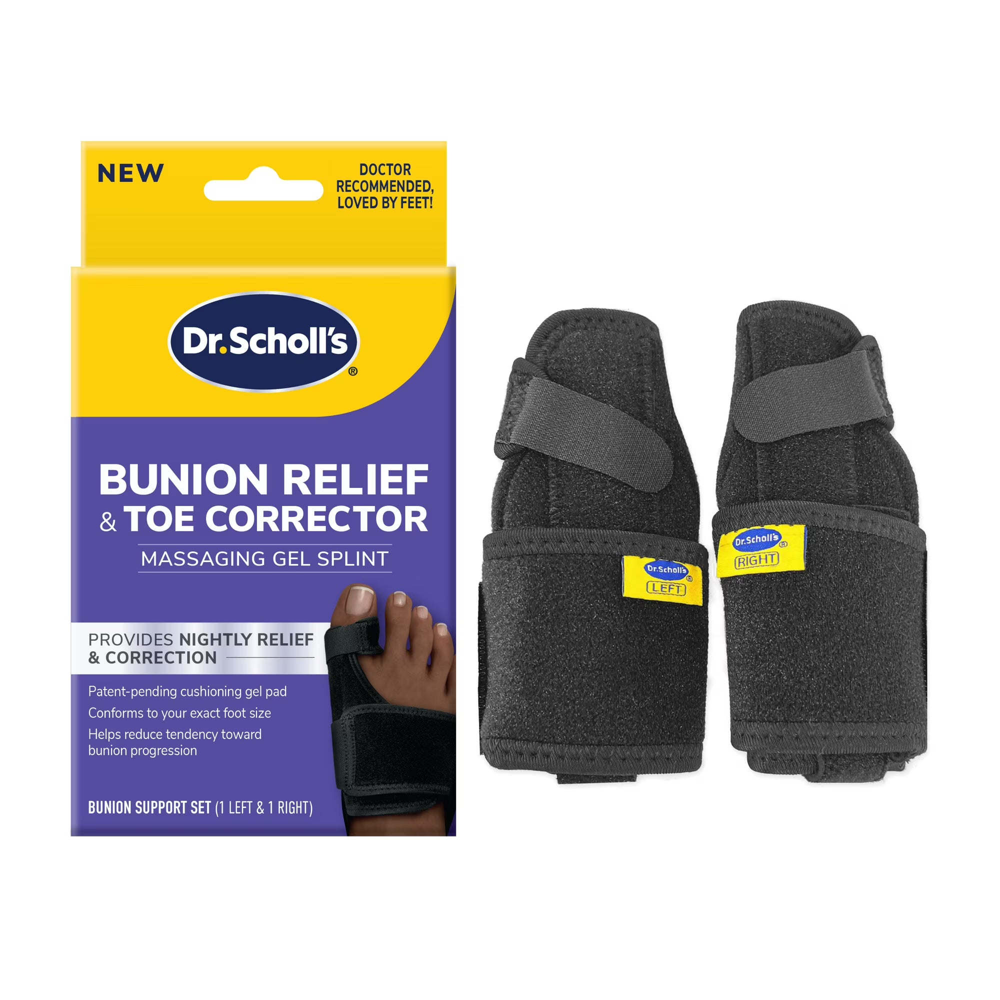 Dr. Scholl's Bunion Relief & Toe Corrector