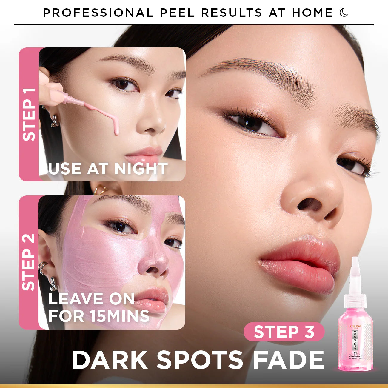 L'Oreal Paris Glycolic Bright Anti-Dark Spot Exfoliant Peel 25ml