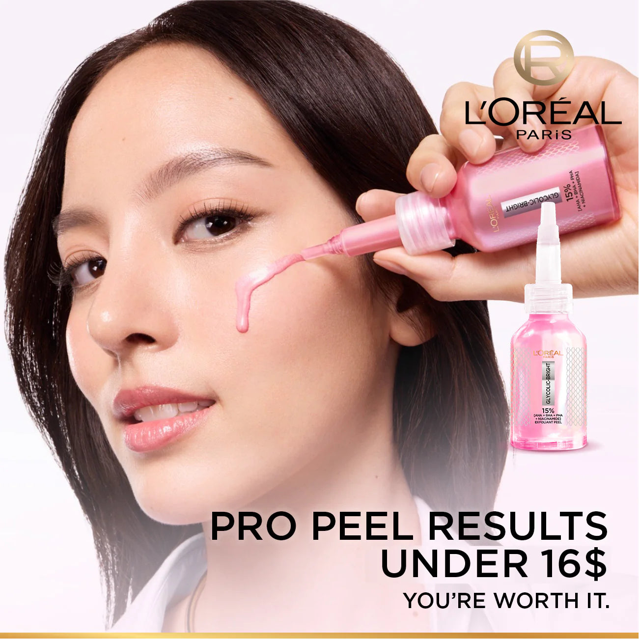 L'Oreal Paris Glycolic Bright Anti-Dark Spot Exfoliant Peel 25ml