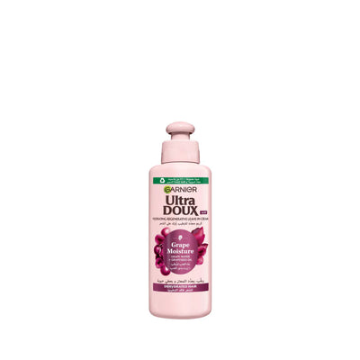 Garnier Ultra Doux Grape Moisture Leave In 200ml Hydrating Shine Boost