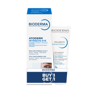 Bioderma Atoderm Intensive Eye 3-in-1 Anti-Irritation Care + Atoderm Intensive Baume Ultra-Soothing Balm – Buy 1 Get 1 Set