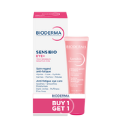 Bioderma Sensibio Eye+ Anti-Fatigue Eye Care + Sensibio Gel Moussant Soothing Micellar Cleansing Gel – Buy 1 Get 1 Set