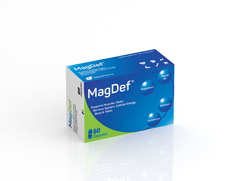 MagDef 60 Capsules | Magnesium Supplement for Energy and Muscle Support