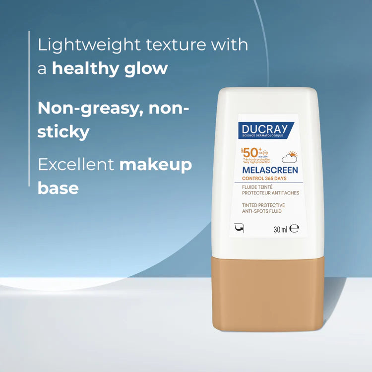 Ducray Melascreen Control 365 Days Tinted Protective Anti Spots Fluid SPF 50+ 30ml
