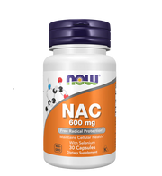 NOW NAC 600mg 30 Veg Capsules