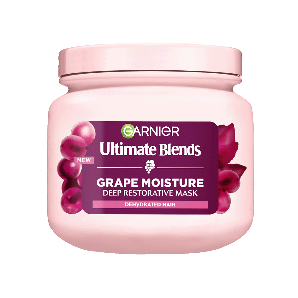 Garnier Ultra Doux Grape Moisture Hair Mask Deep Hydration and Shine Care