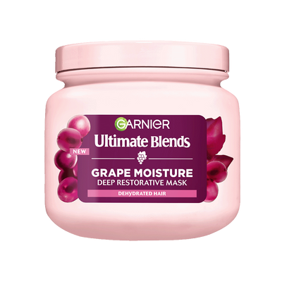Garnier Ultra Doux Grape Moisture Hair Mask Deep Hydration and Shine Care