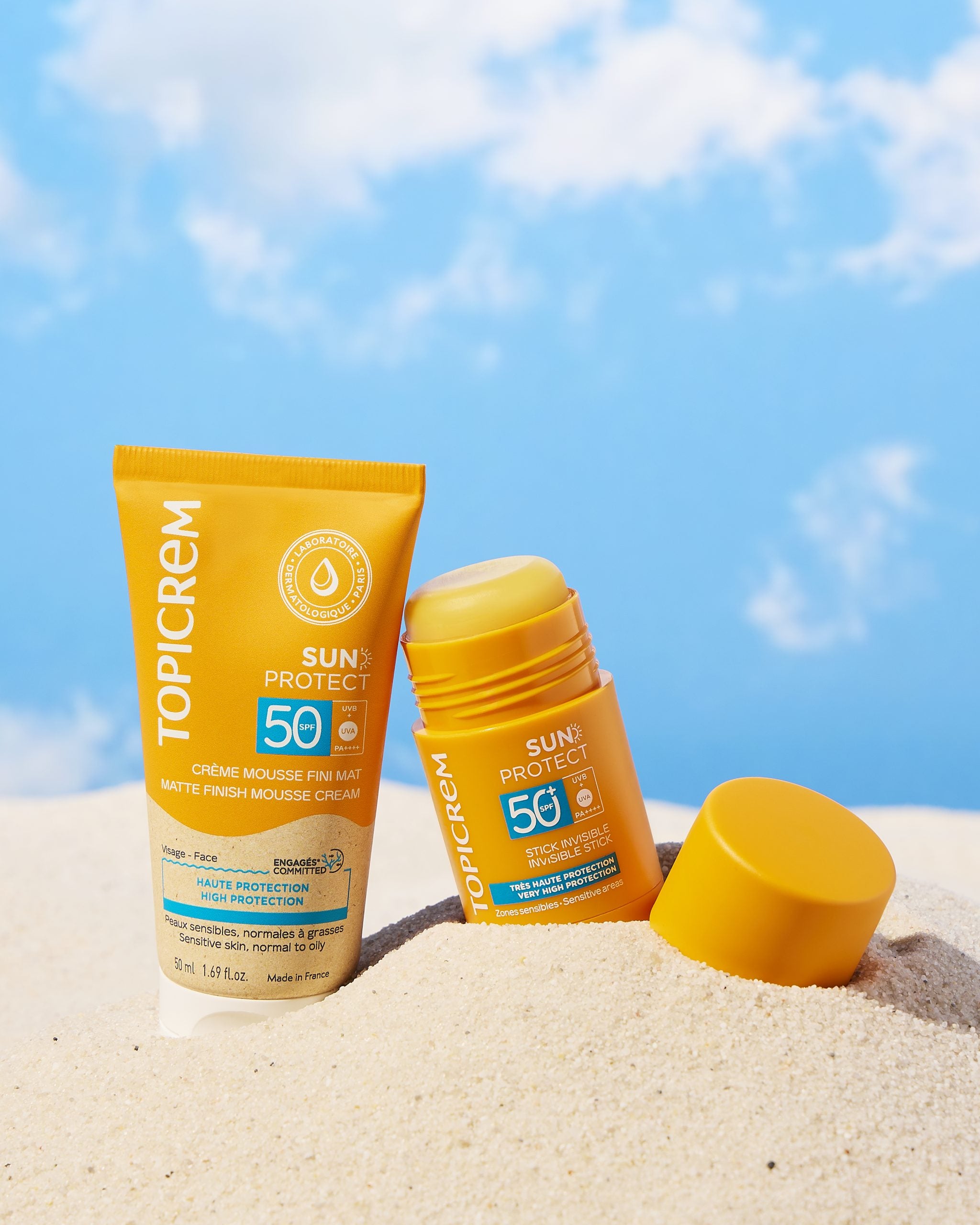 Topicrem Sun Protect Stick Invisible SPF50+ 15g