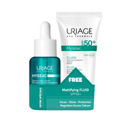Uriage Hyseac Anti-Imperfections Serum 30ml + Mattifying Fluid SPF50+ Free – Clear & Matte Skin Set