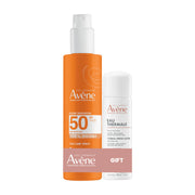 Avene Sunscreen Spray SPF50+ 200ml & Thermal Spring Water Bundle