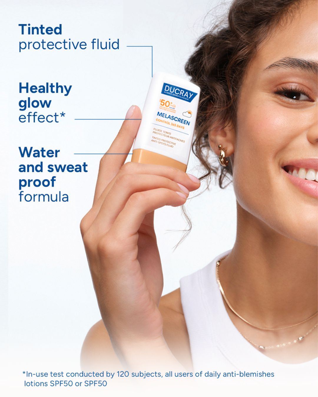 Ducray Melascreen Control 365 Days Tinted Protective Anti Spots Fluid SPF 50+ 30ml