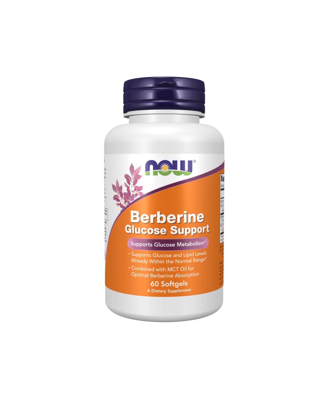 NOW Berberine Glucose Support 400 mg 60 Softgels