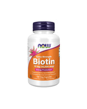 NOW Biotin Extra Strength 10 mg (10,000 mcg) 100 Veg Capsules
