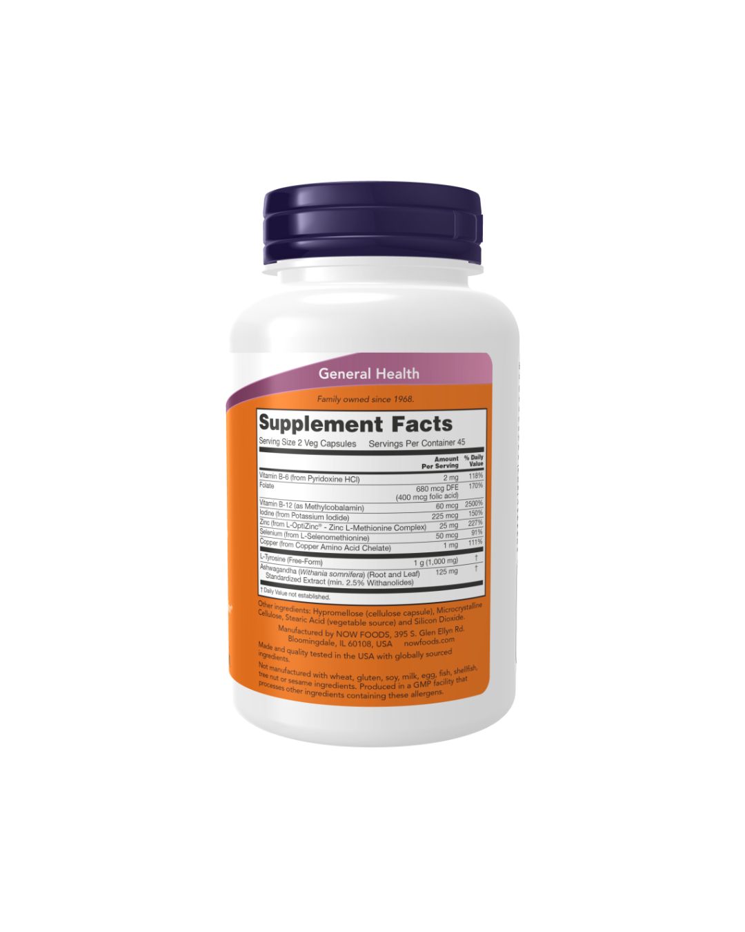 NOW Thyroid Energy Thyroid Support Formula 90 Veg Capsules