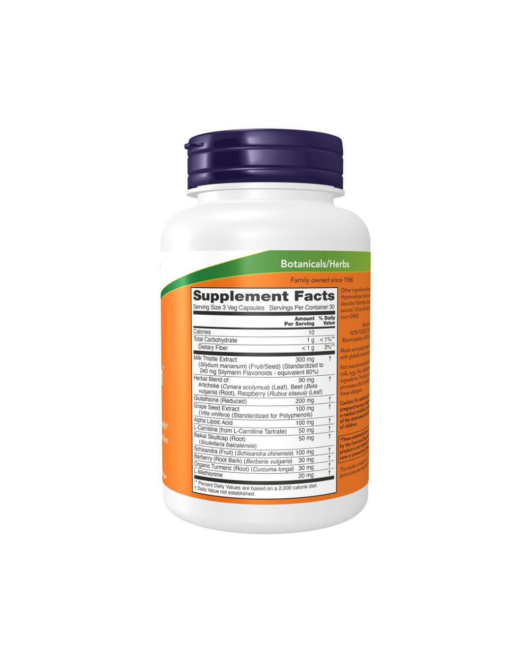 NOW Liver Refresh Liver Support Formula 90 Veg Capsules