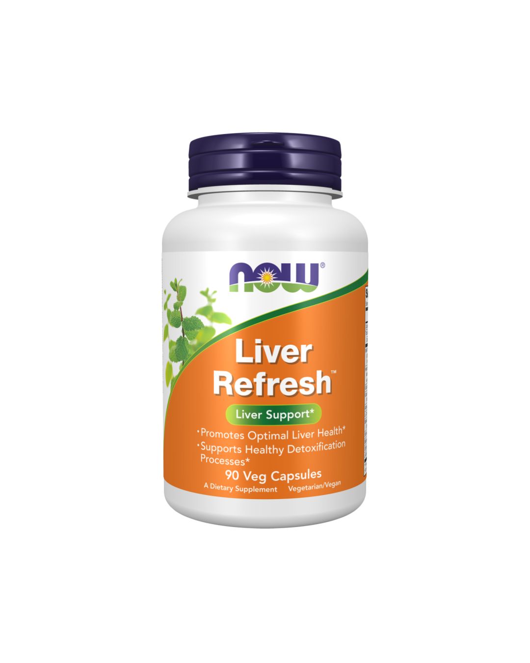 NOW Liver Refresh Liver Support Formula 90 Veg Capsules