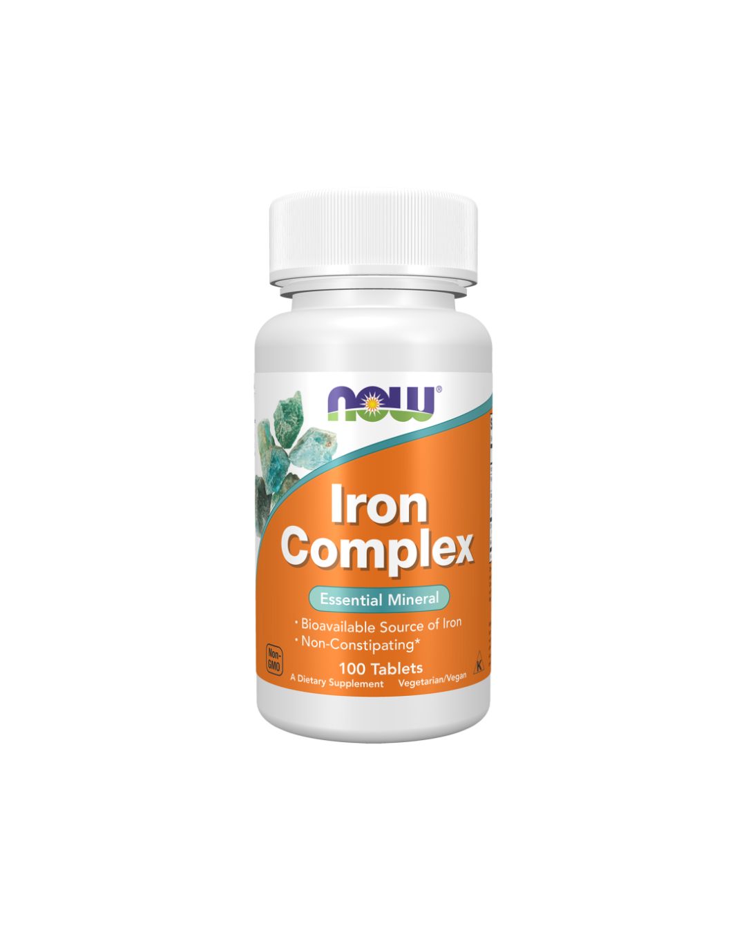 NOW Iron Complex Essential Mineral 100 Tablets