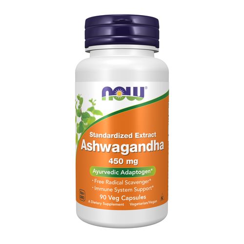 NOW Ashwagandha 450 mg Standardized Extract 90 Veg Capsules
