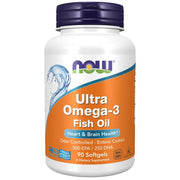 NOW Ultra Omega-3 Fish Oil 500 EPA / 250 DHA 90 Softgels