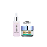 L’Oreal Paris Glycolic Bright 8% Serum with FREE Hyaluron Expert Gel Cream