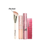 Maybelline Lifter Full Coverage Serum Concealer + Maybelline Lash Sensational Sky High Mascara + Maybelline SuperStay Vinyl Ink + Free Brush Gift Set