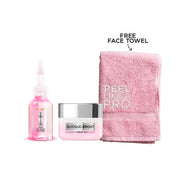 L'Oreal Paris Glycolic Bright Anti-Dark Spot Exfoliant Peel + Glycolic Bright Glowing Cream Day SPF30 Get Free Face Towel Set