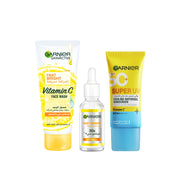 Garnier Fast Bright Vitamin C Face Wash + Serum + Super UV SPF50+ Get 20% Off