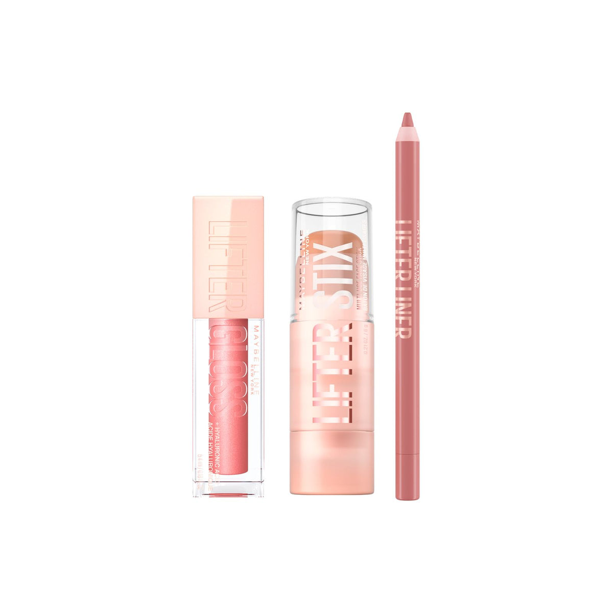 Brave Together Lip Perfection Trio – Maybelline Lifter Gloss + Lifter Stix + Lifter Liner Get 20% Off