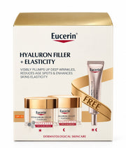 Eucerin Hyaluron-Filler + Elasticity Day & Night Set + FREE Eye Cream SPF 15