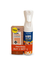 FrezyDerm Kids Sun Care Cream Spray SPF50+ 200ml + Free Sunscreen On The Move 75ml – Sun Protection Set
