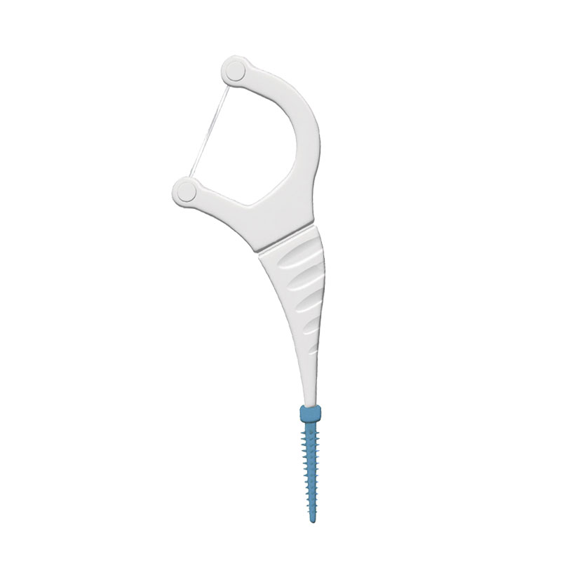 Cleo-Dent 2 in 1 Floss Pick with Interdental Brush 30 pcs – Dual-Action Dental Cleaning-2
