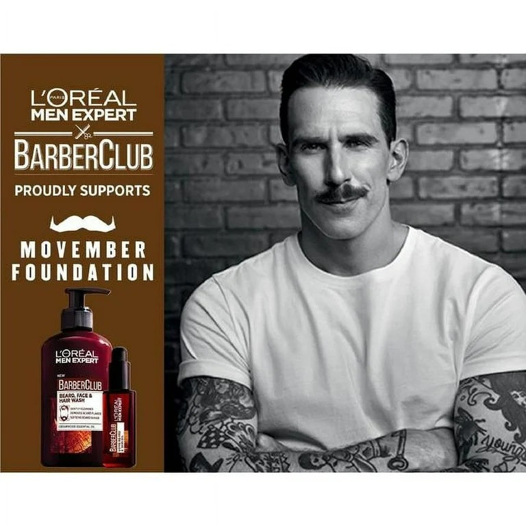 L'Oreal Men Expert Barber Club Beard & Face Wash 200ml – Daily Cleanser for Beard, Face & Hair-4