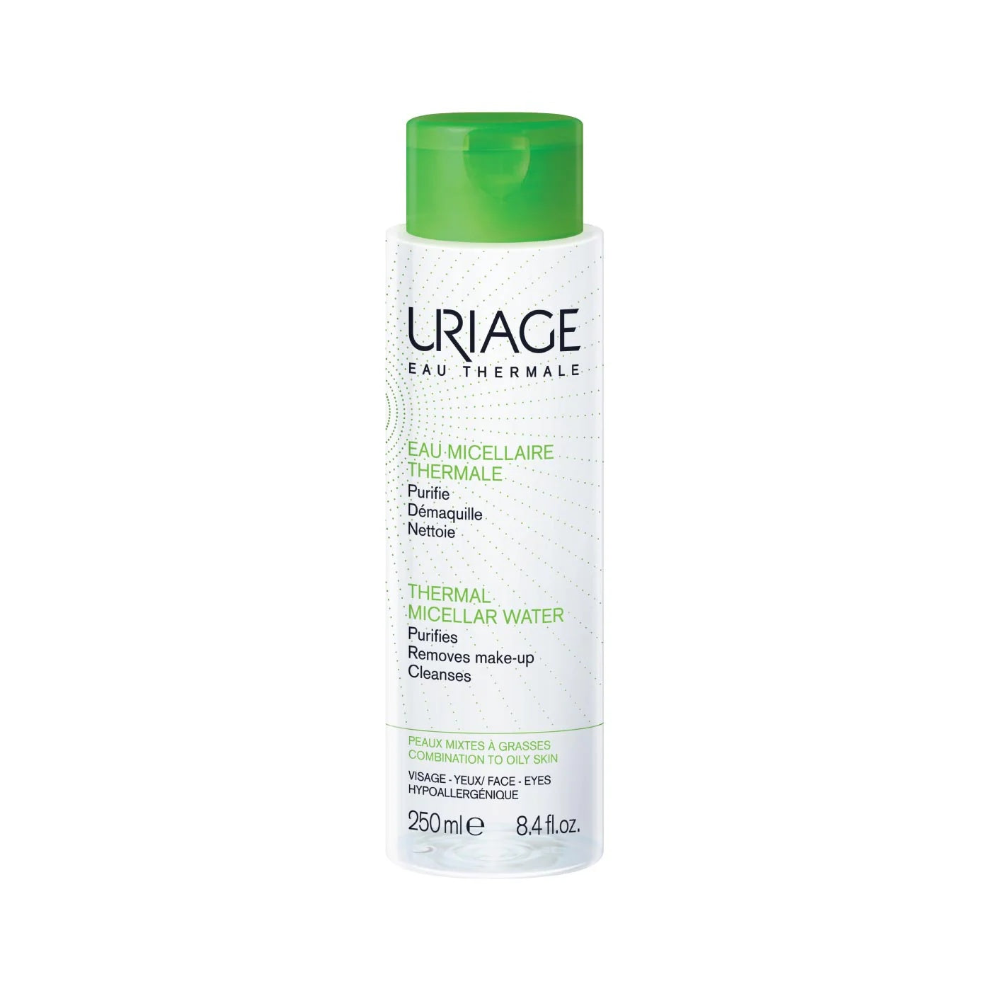 Uriage Thermal Micellar Water - Combination to Oily Skin  - Gentle Cleansing Solution for Purifying and Balancing-2