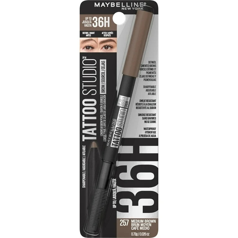 Maybelline Tattoo Studio 36H Brow Pencil – Long-Lasting Waterproof Definition-1