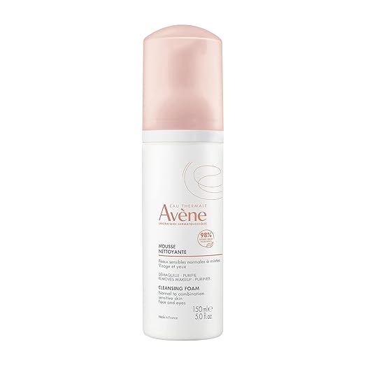 Avene Cleansing Foam 150ML - Gentle Foam Cleanser for Soft, Fresh Skin- Mousse Nettoyante-1