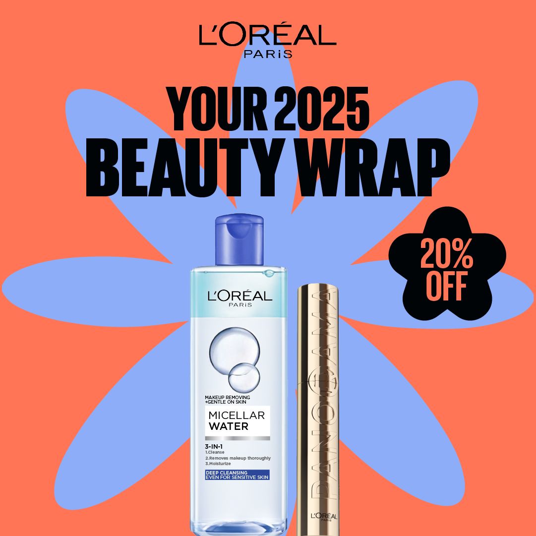 L’Oreal Paris Micellar Water 3-in-1 + Panorama Mascara Beauty Wrap – 20% Off-2